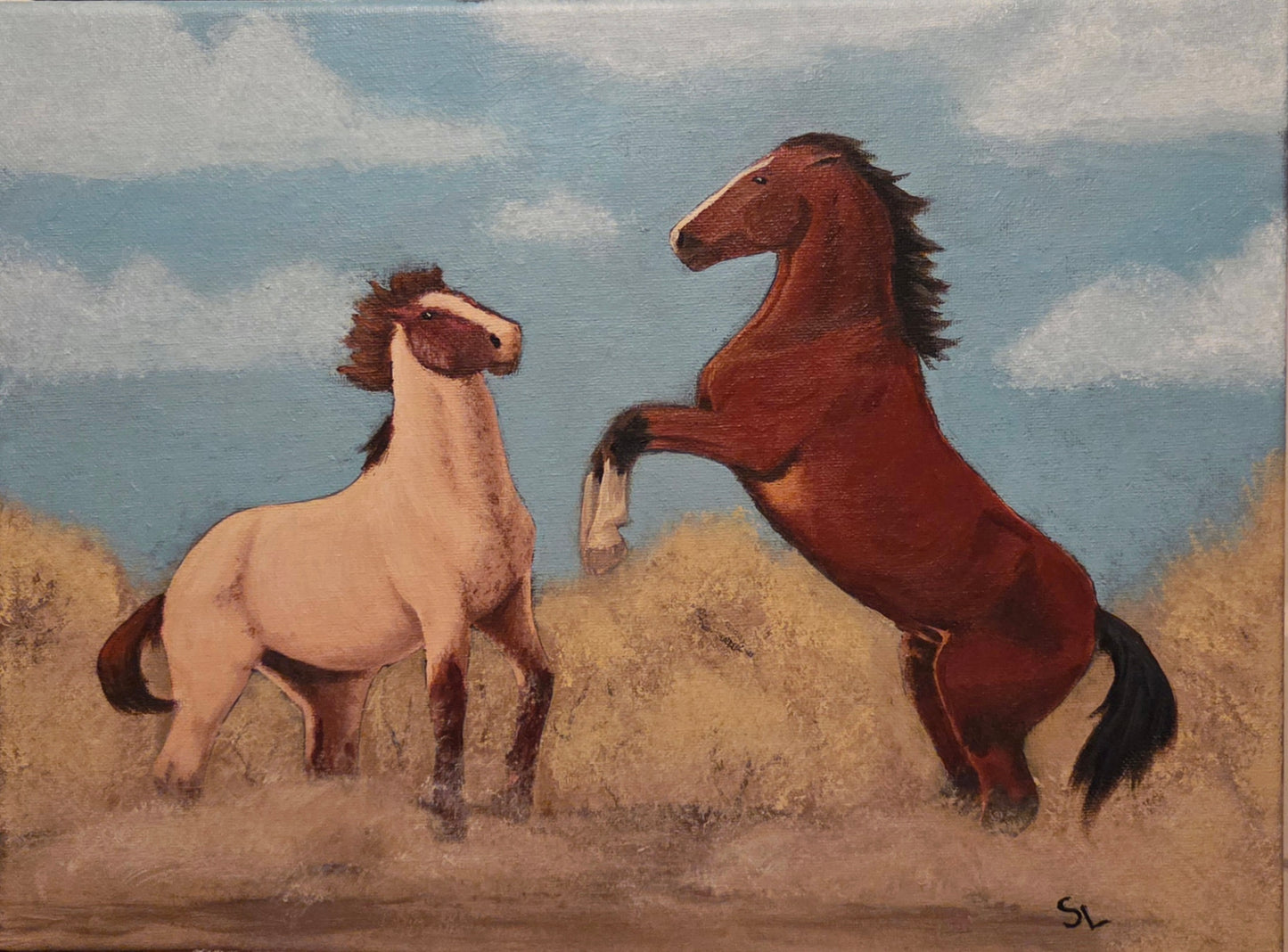 Two Horse Painting