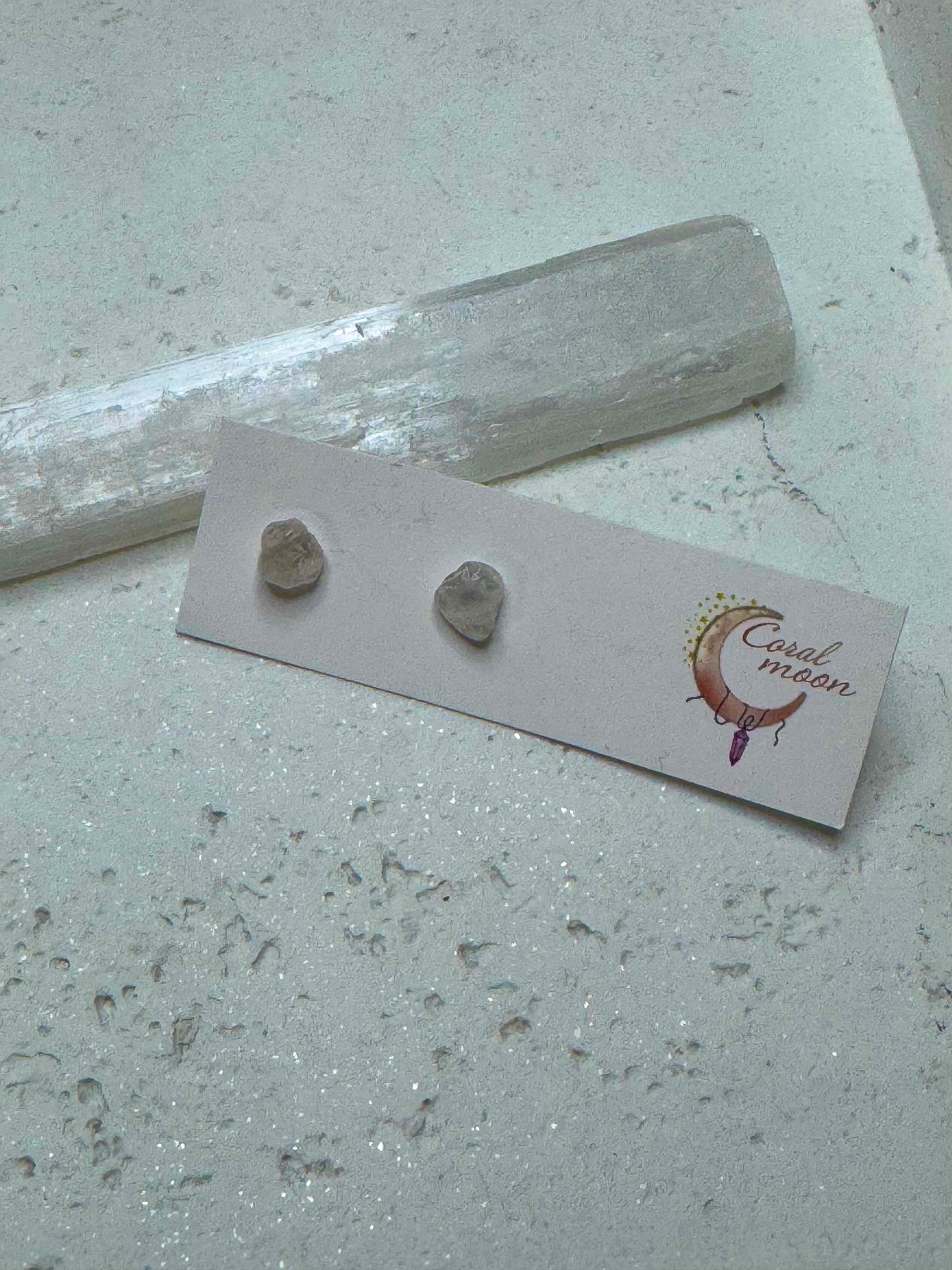 Rose Quartz Studs