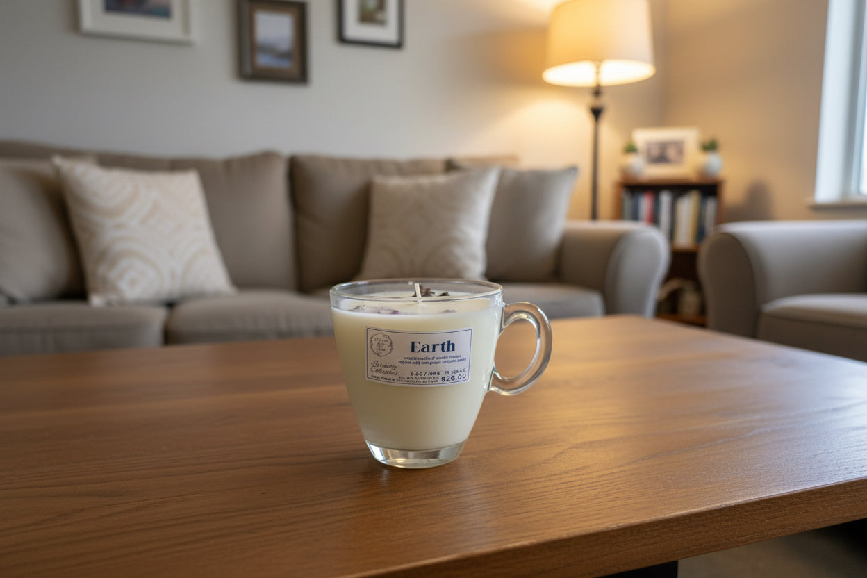 Small Candle - Earth-Serenity Collection