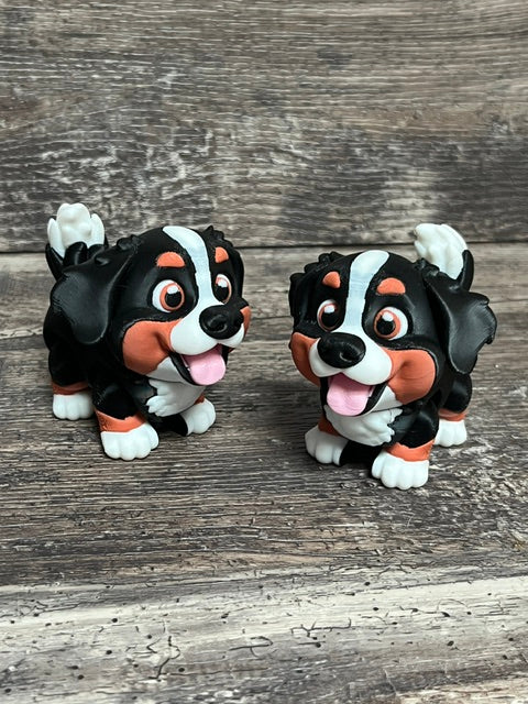 Bernese Mountain Dogs 3D