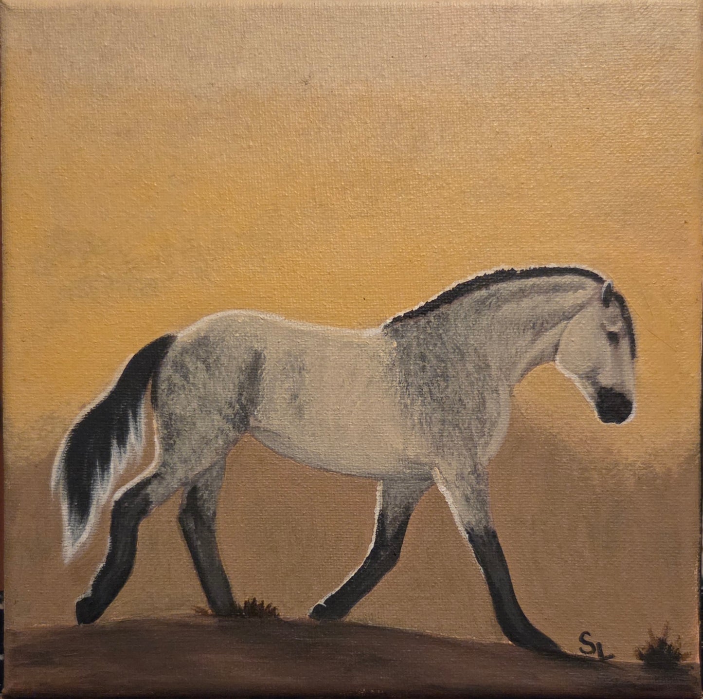 White Horse Painting