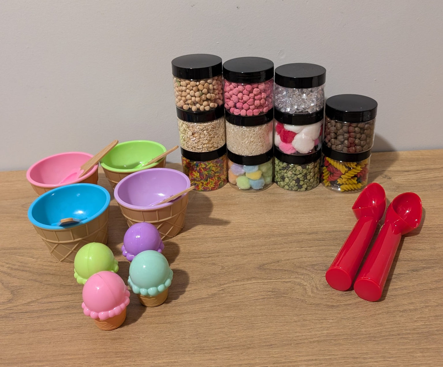 Ice Cream Sensory Bin