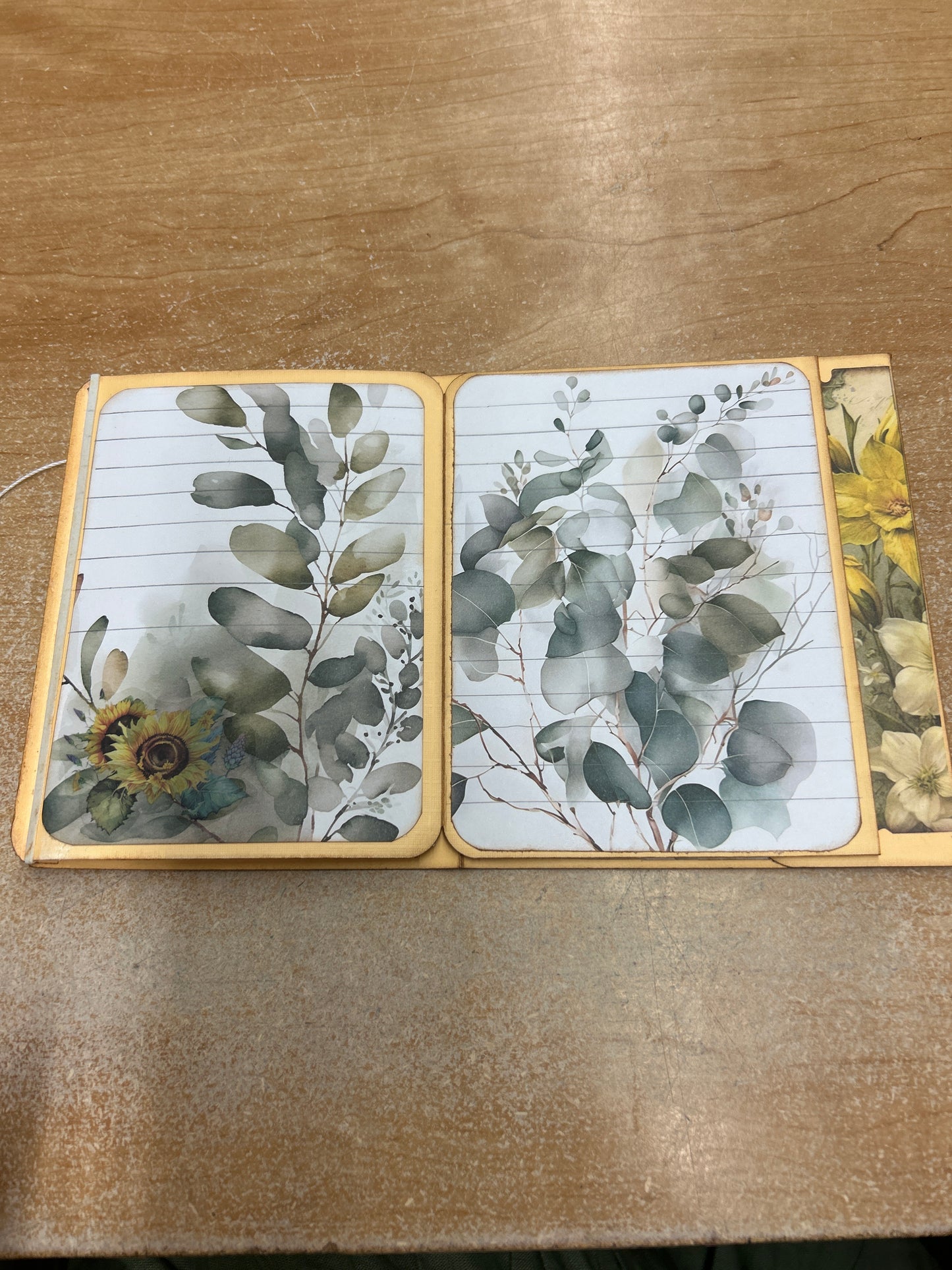 Sunflower junk journal