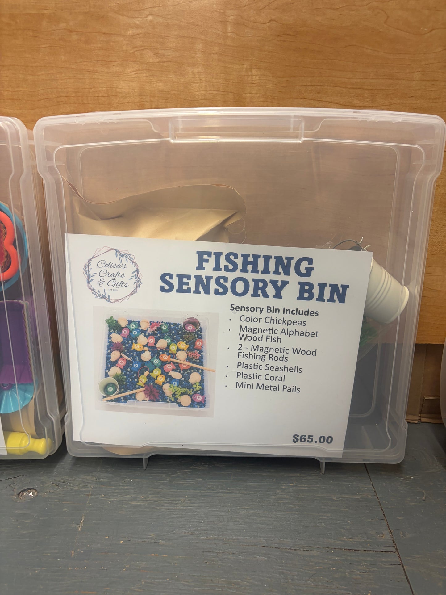 Fishing Sensory Bin