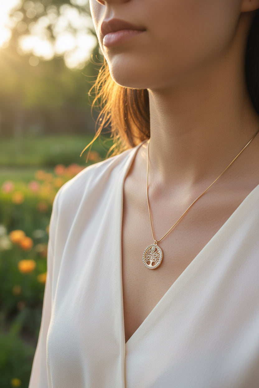 Gold Tree of Life Necklace
