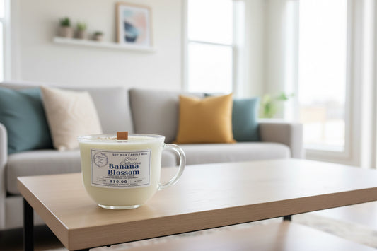 Banana Blossom -bliss collection - large soy candle
