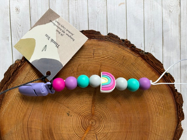 Silicone Bead Soother Clips