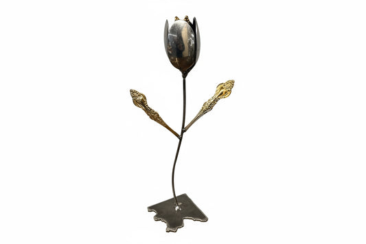 Metal Spoon Tulip
