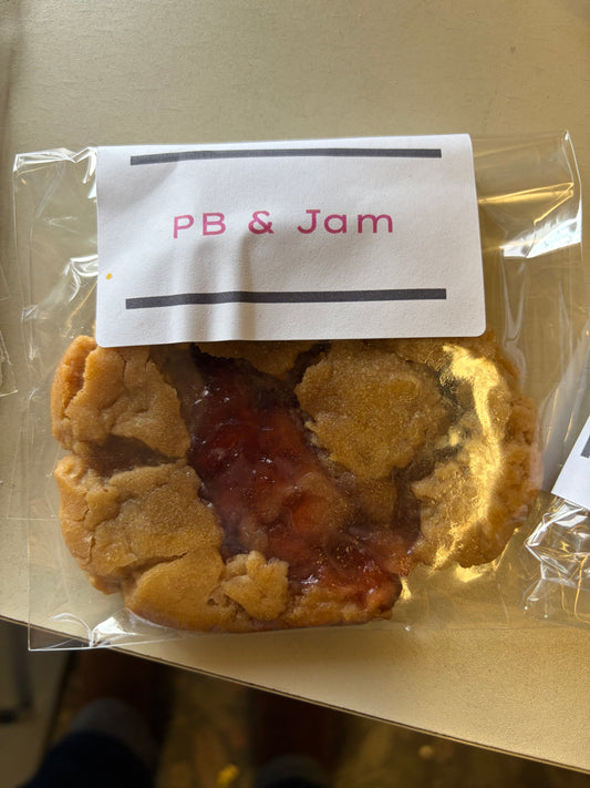PB & Jam Stuffed Cookie
