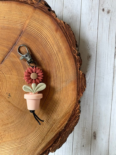 Silicone Bead Keychain