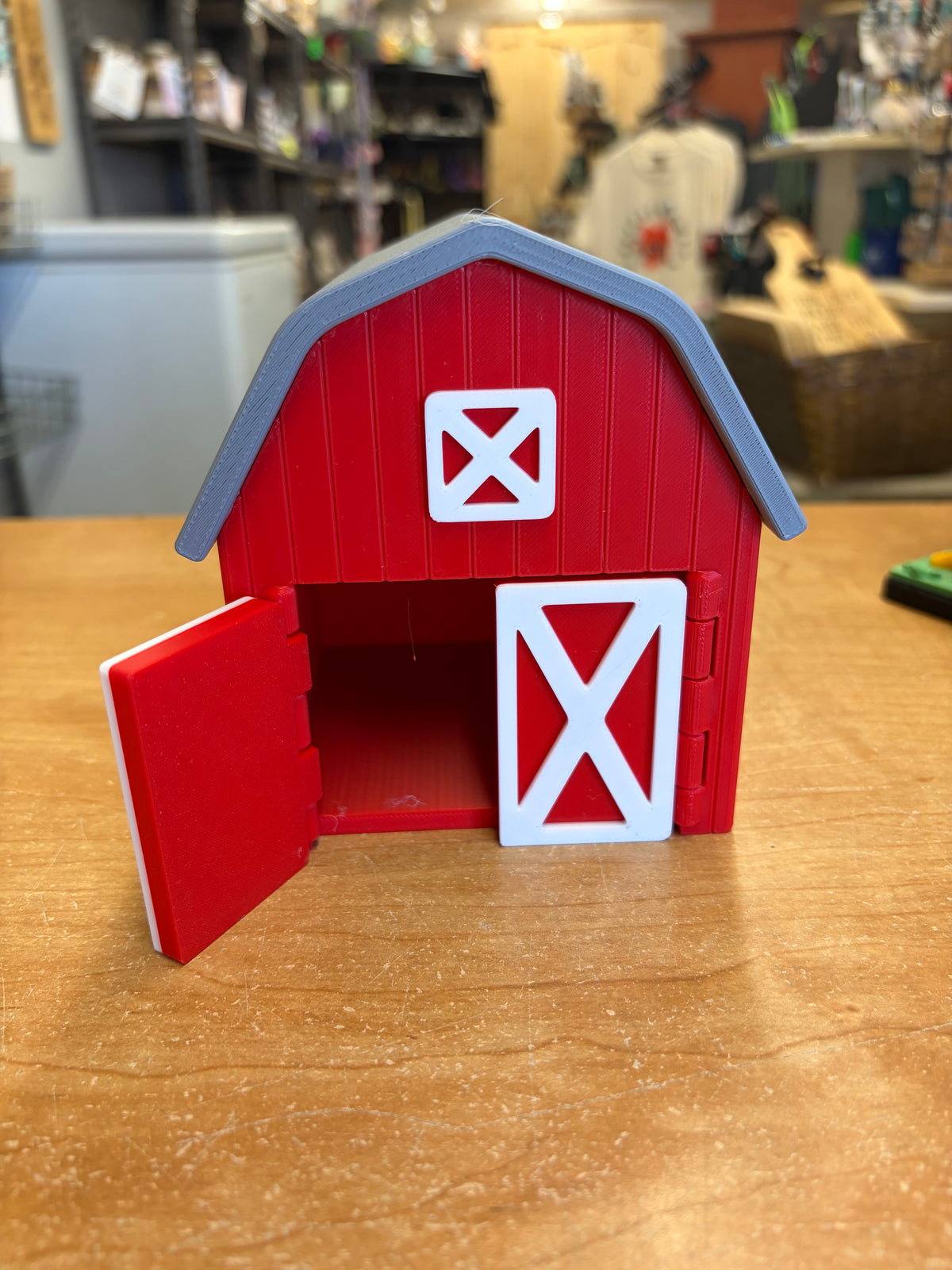 3D printed barn (animals included)