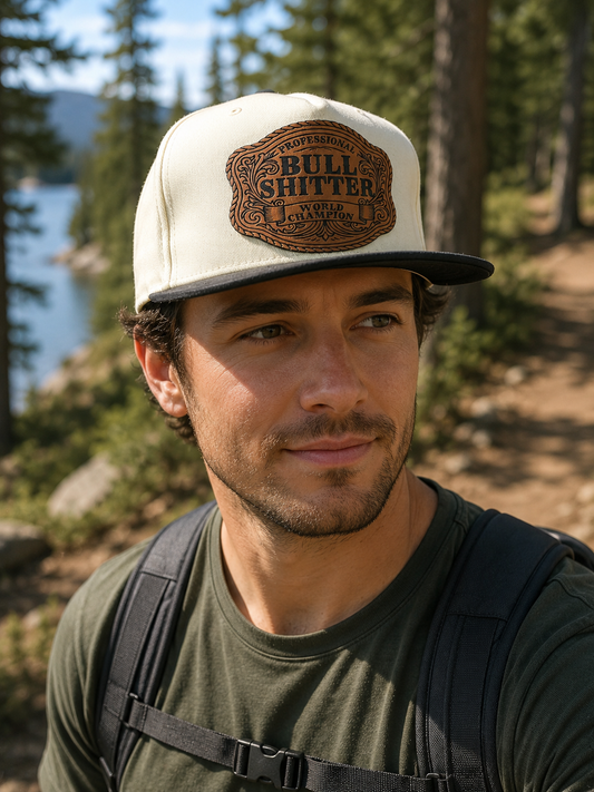 Bullshitter World Champ Hat - White