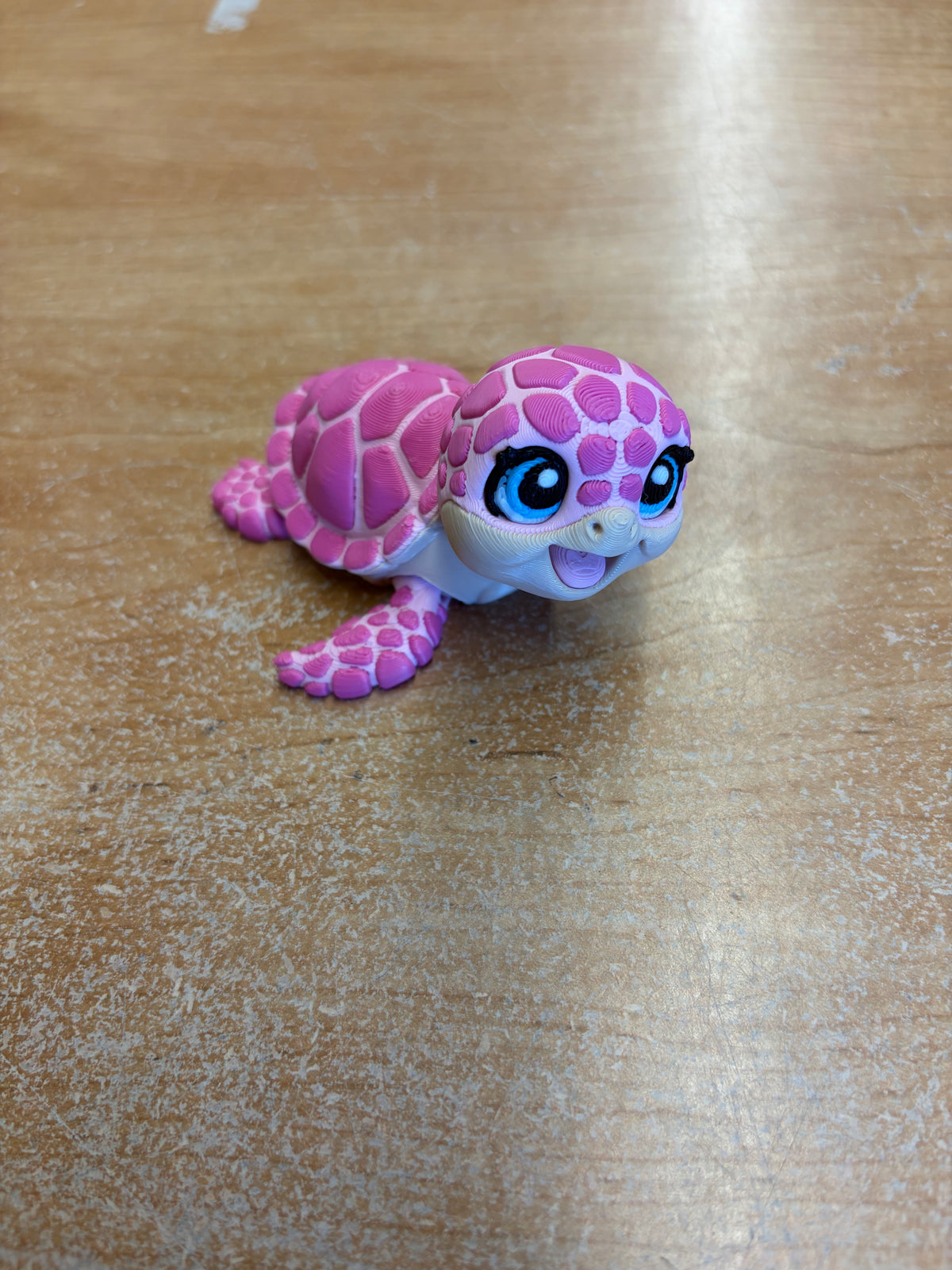 Pink 3D Turtle