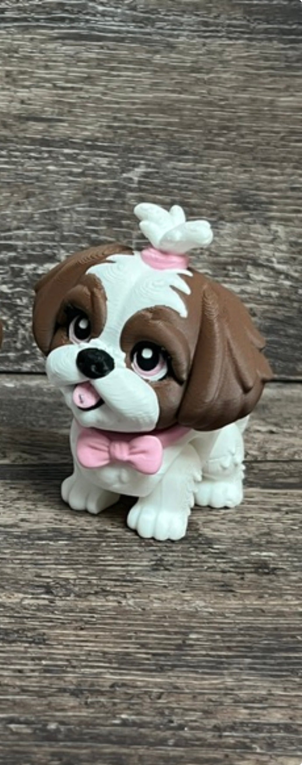 Brown Shitzu 3D