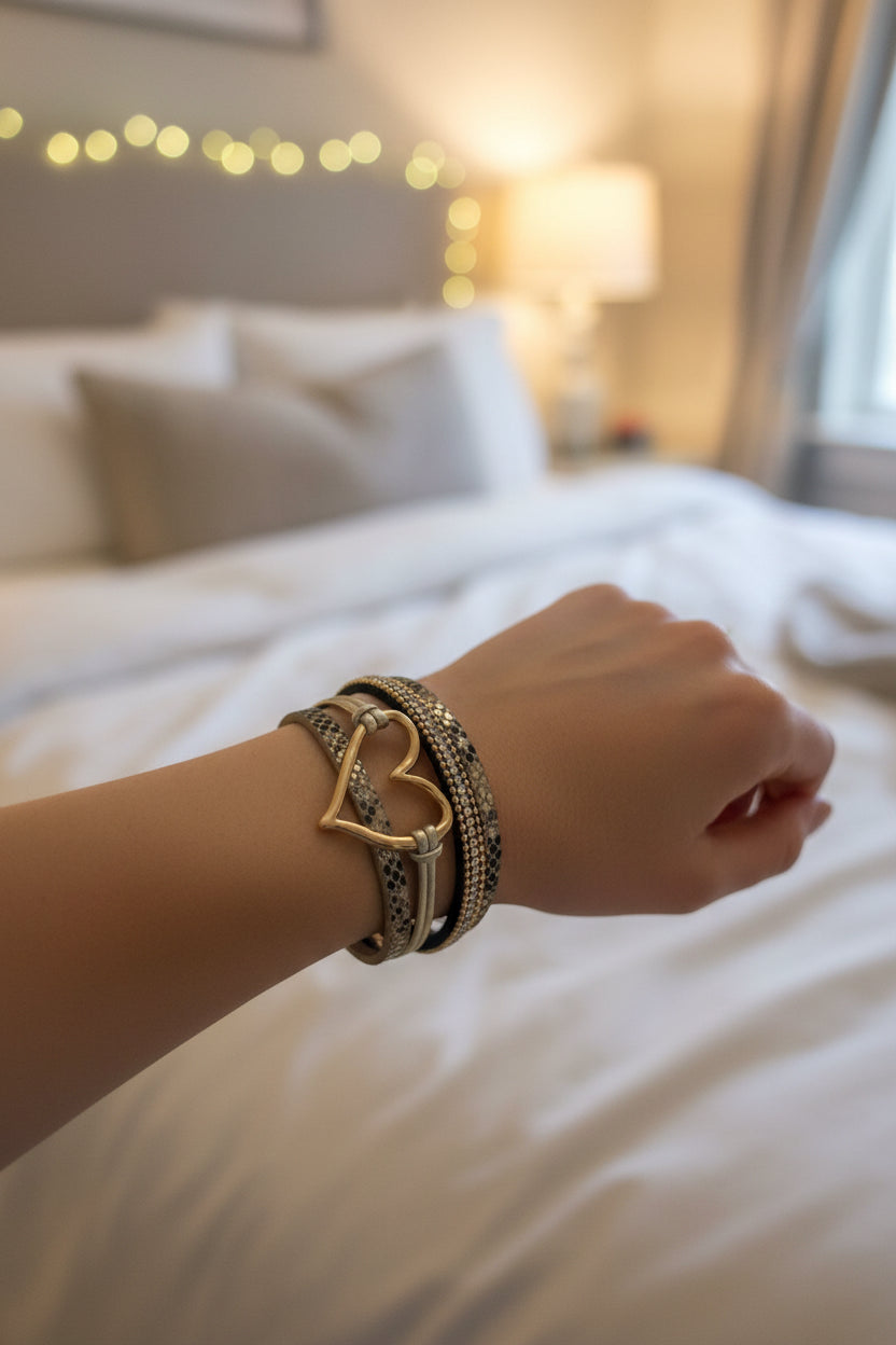Heart Wrap Bracelets - click for varieties