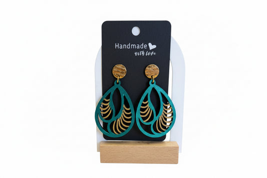 Cut out geometric earrings