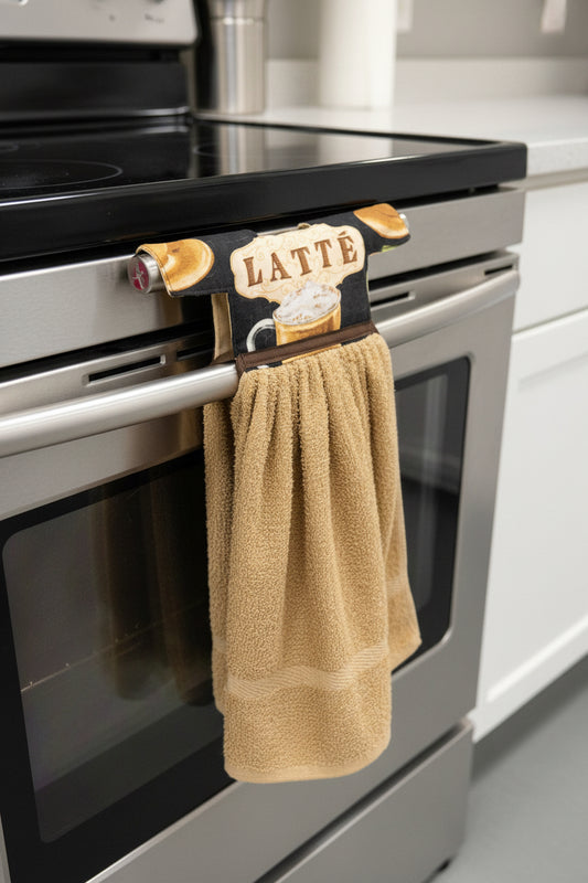 Latte oven towel