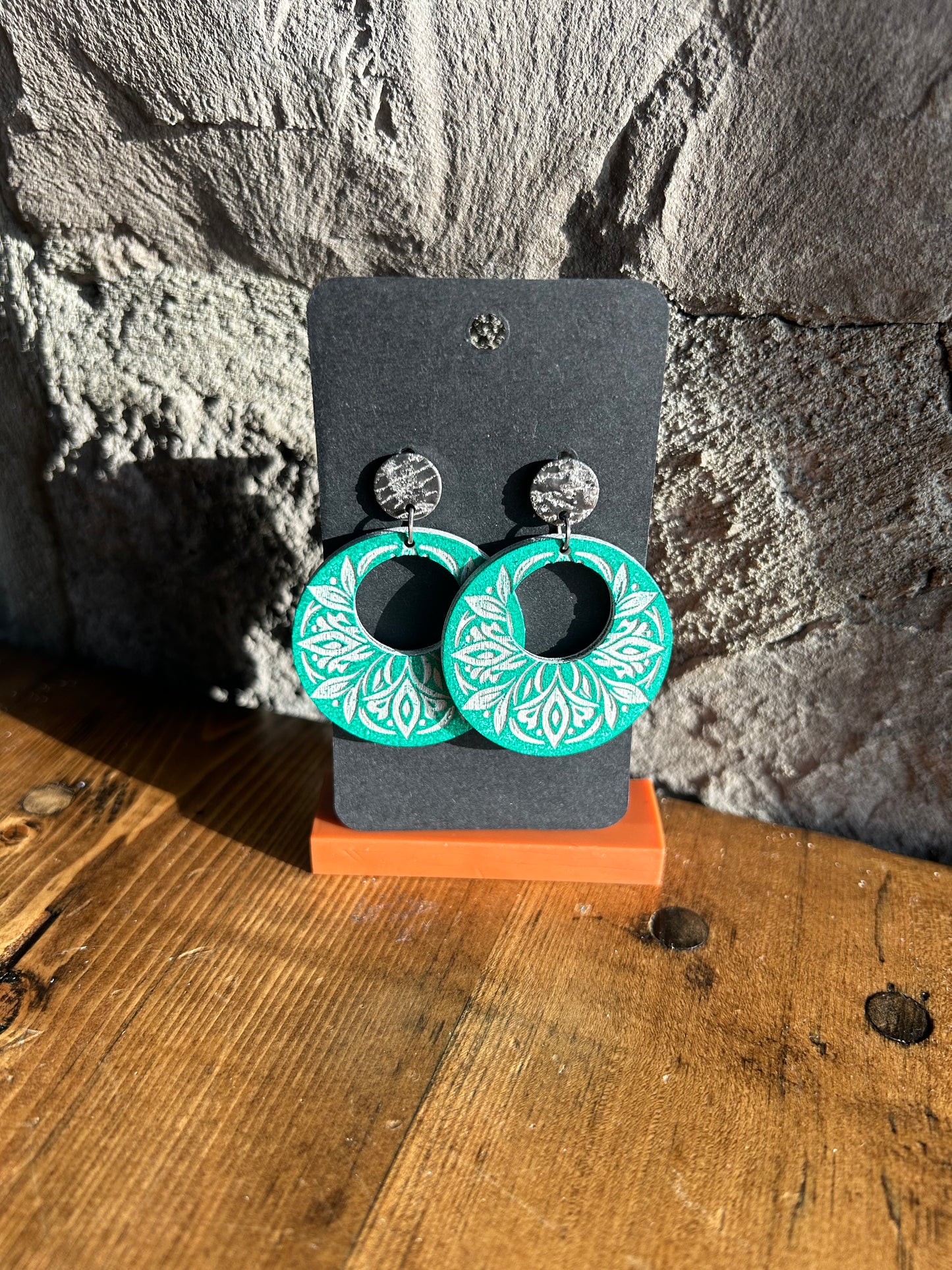 Geometric Shape Hoop Earring