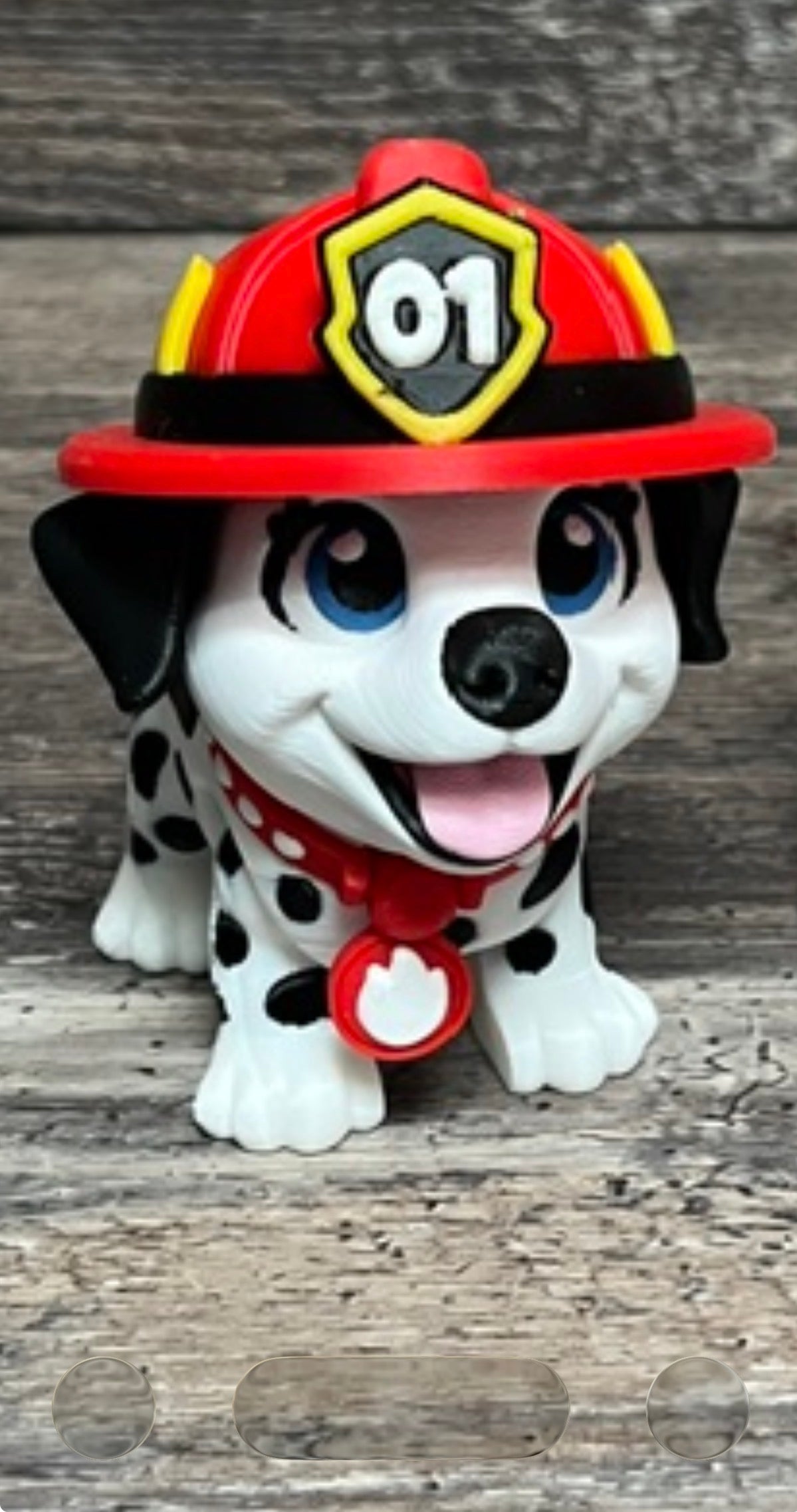 Dalmation Fireman Pup 3D