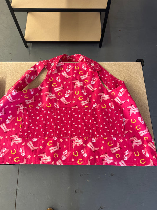 Cowgirl Boots Reversible Apron