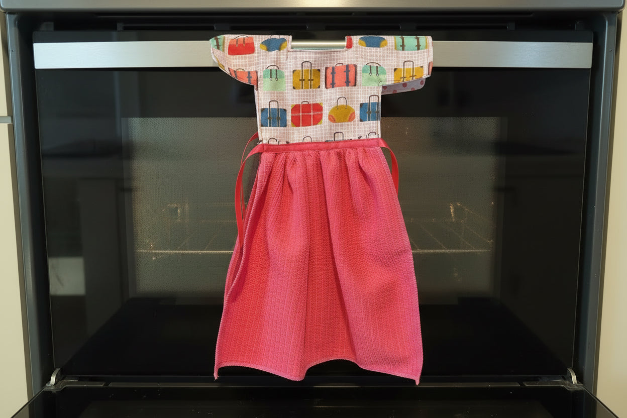Pink Purple Oven Towel Dress