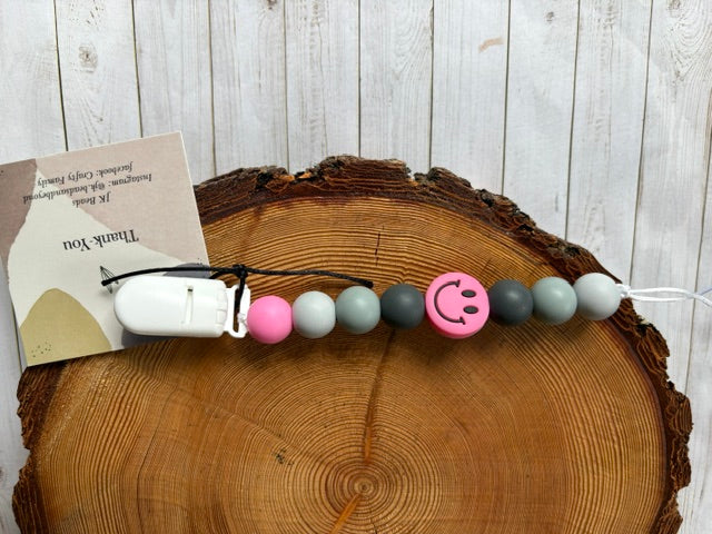 Silicone Bead Soother Clips