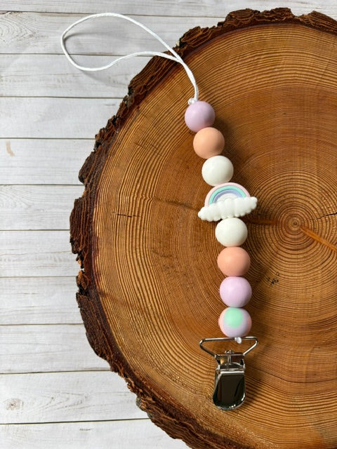 Silicone Bead Soother Clips