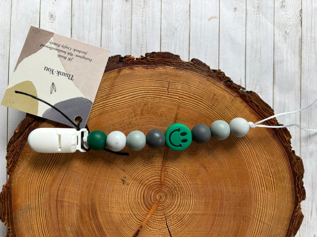 Silicone Bead Soother Clips