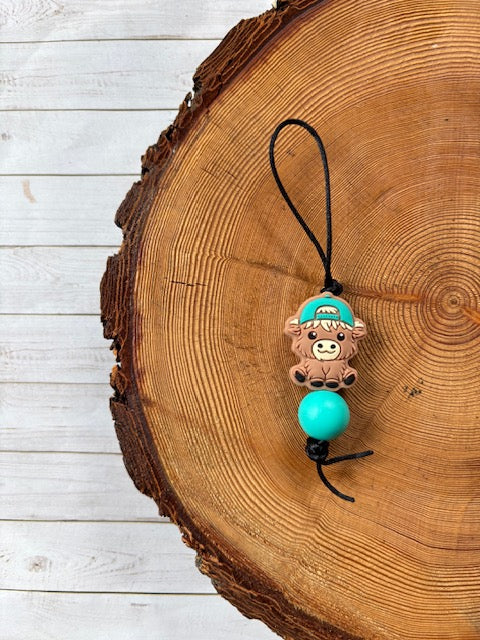 Silicone beaded zipper pulls
