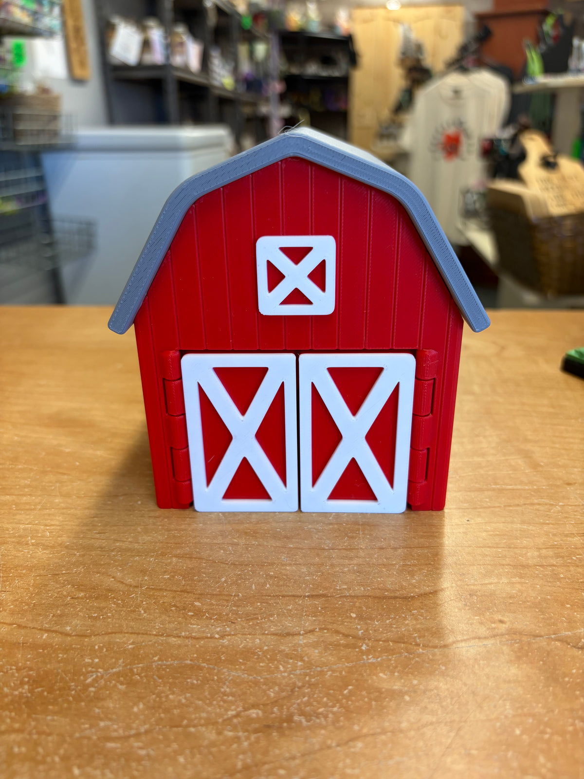 3D printed barn (animals included)