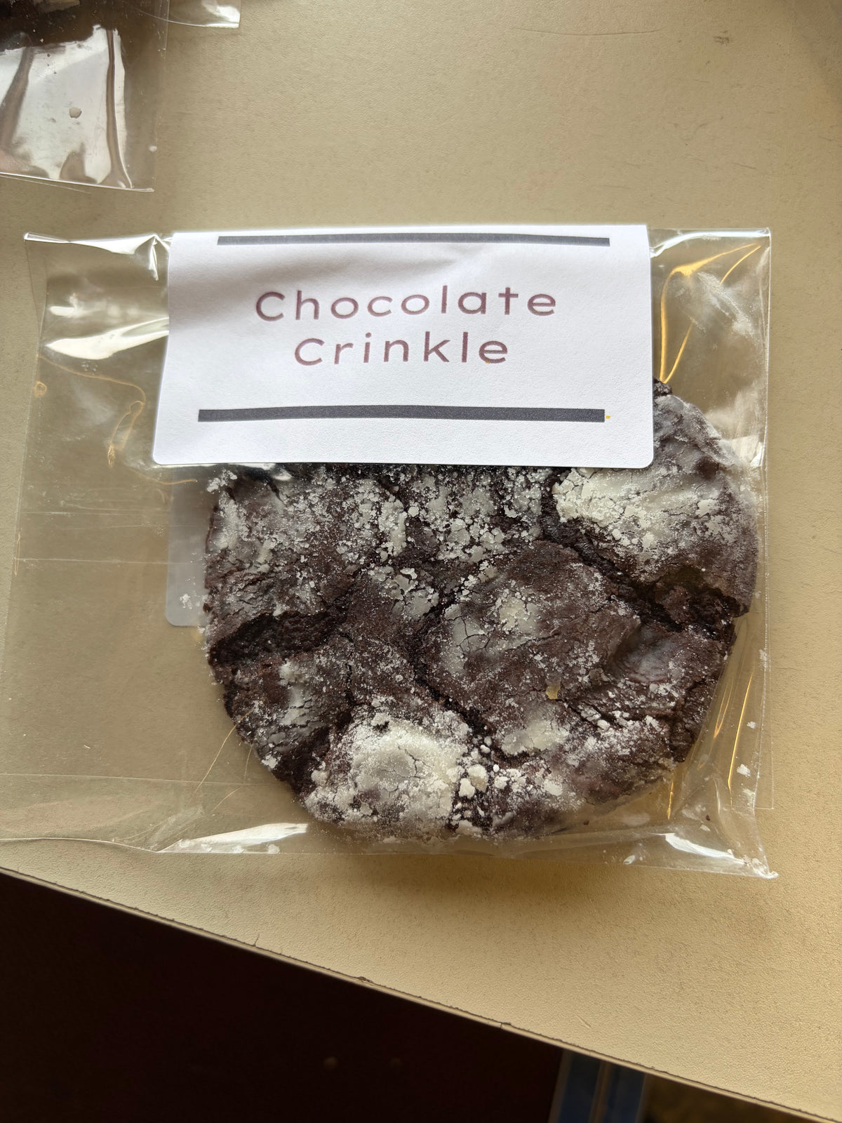 Chocolate Crinkle Cookie