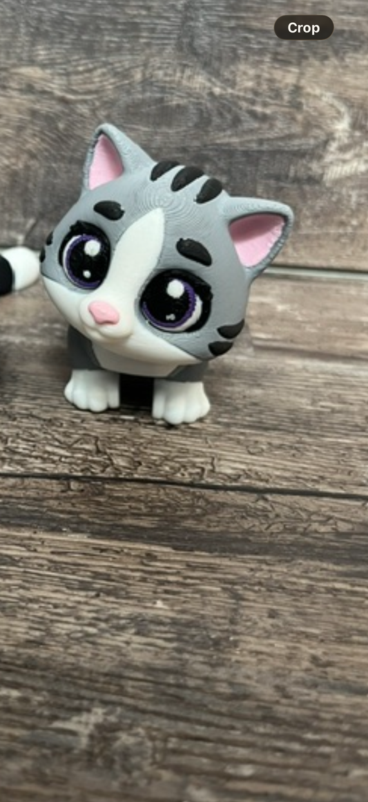 Grey Cat 3D