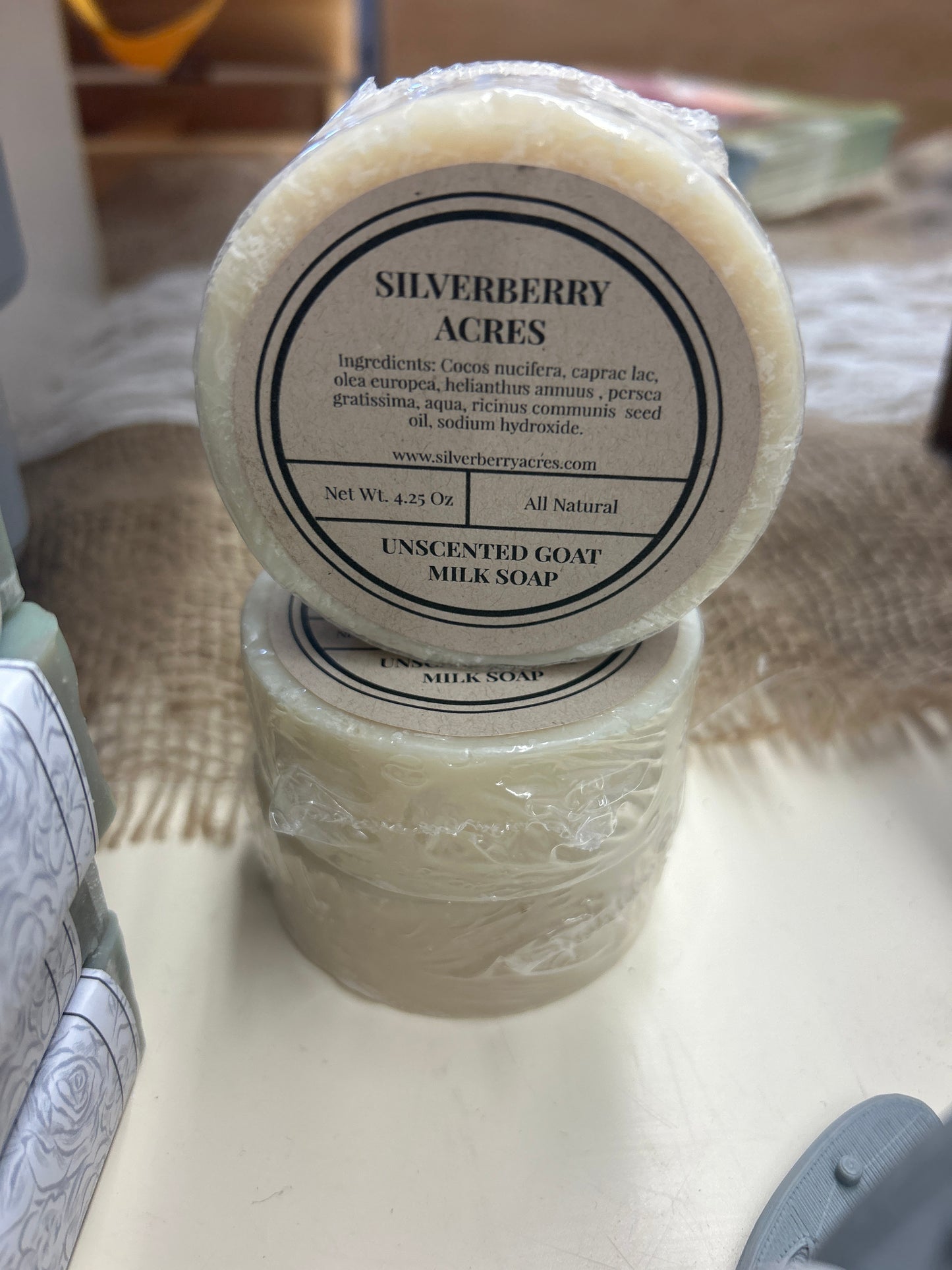 Unscented Goat Milk Soap
