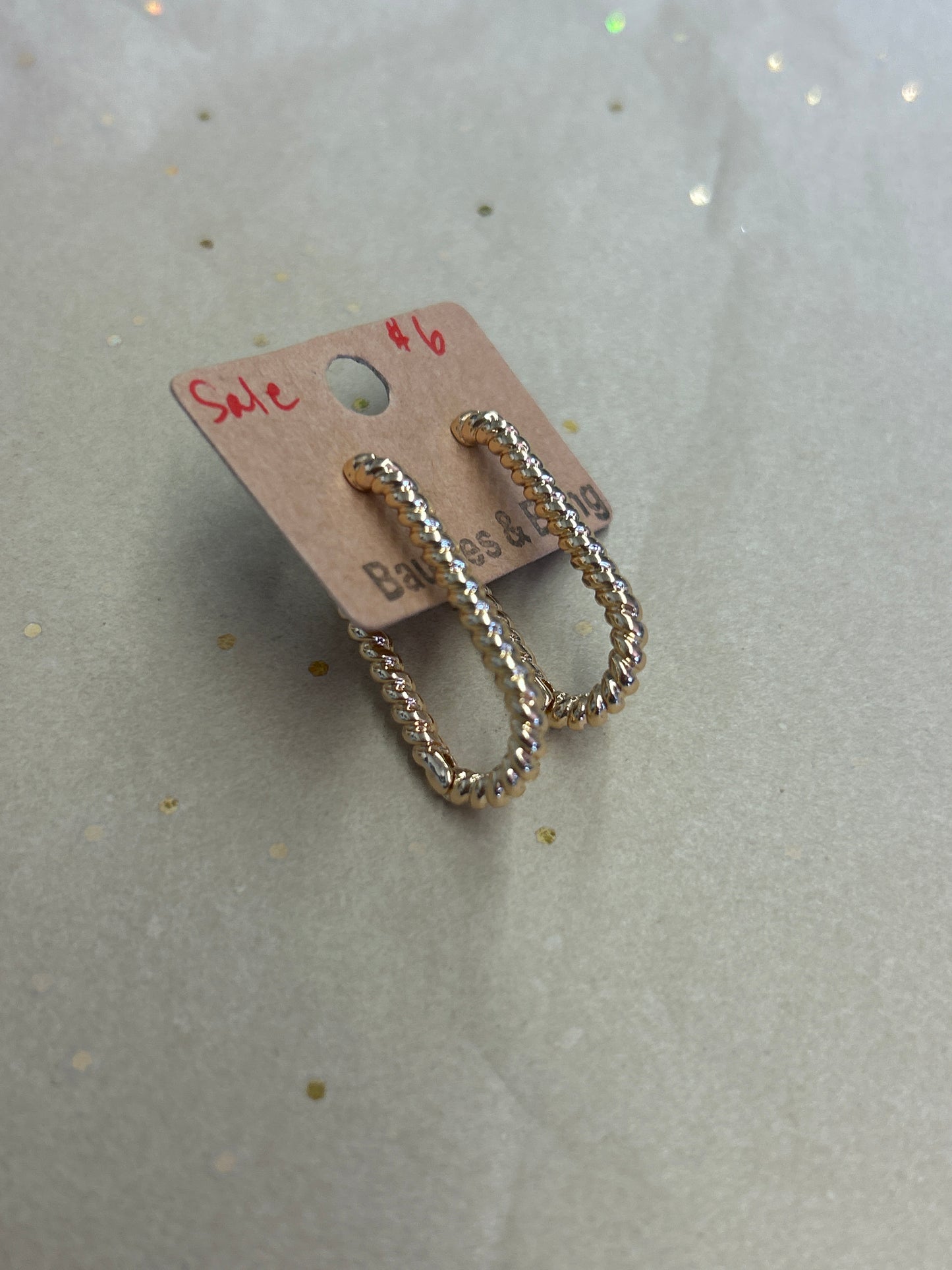 Gold style ear rings