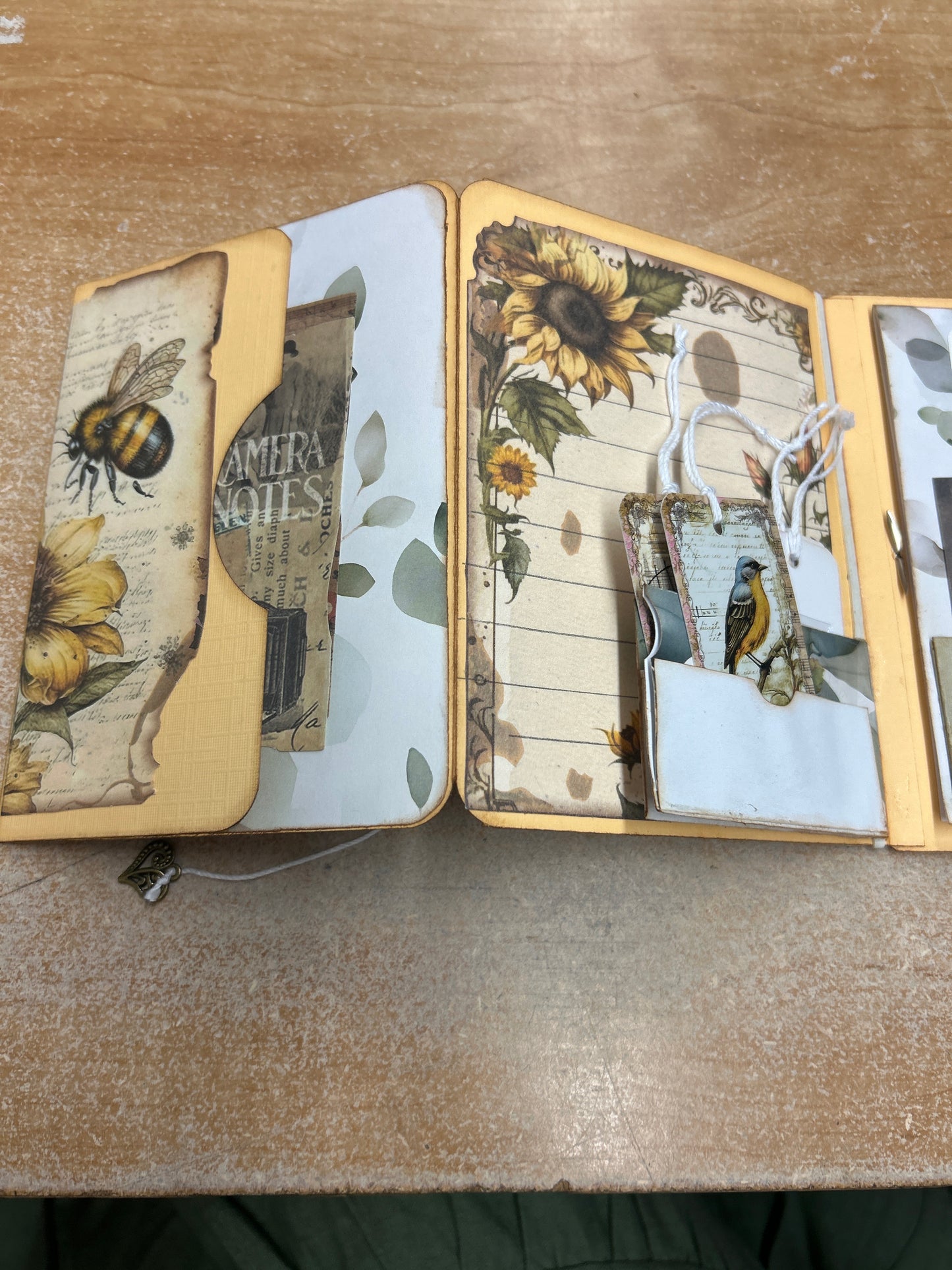 Sunflower junk journal