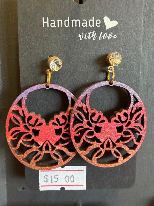 Circle Design Earrings