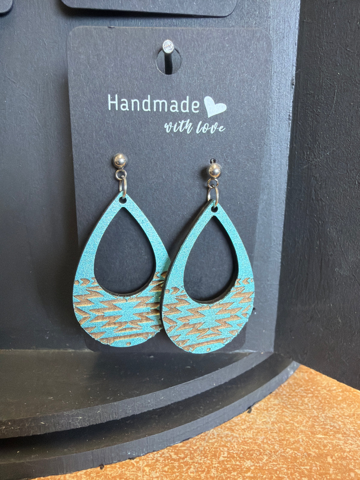 Astec Large Wooden Earrings