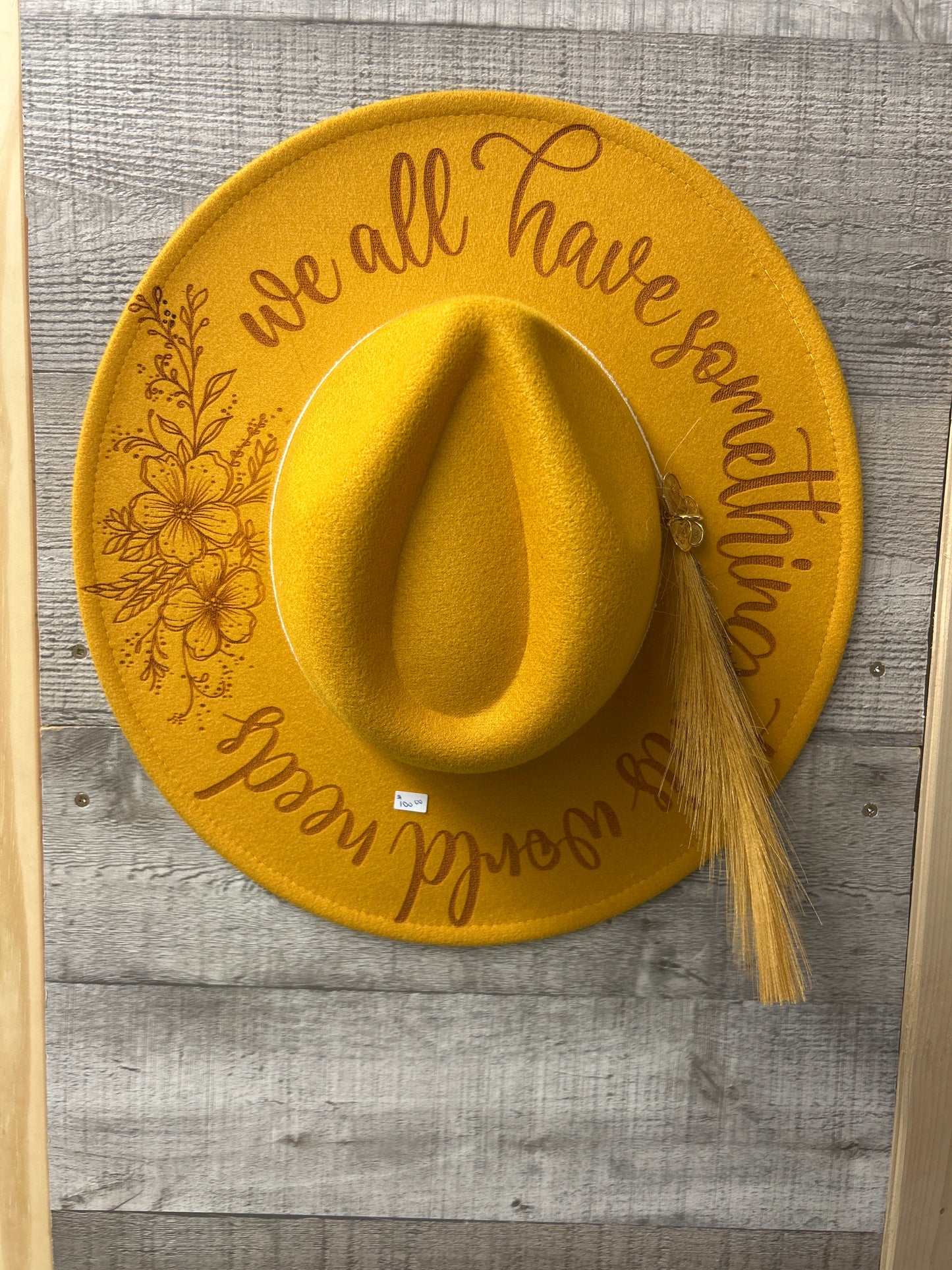 We all have something this world needs hat