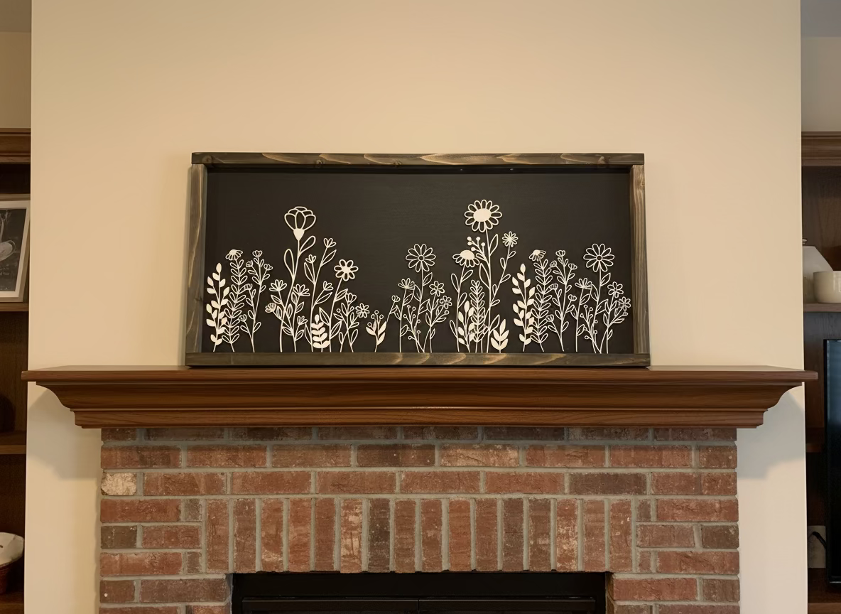 3D Flower Wall Decor