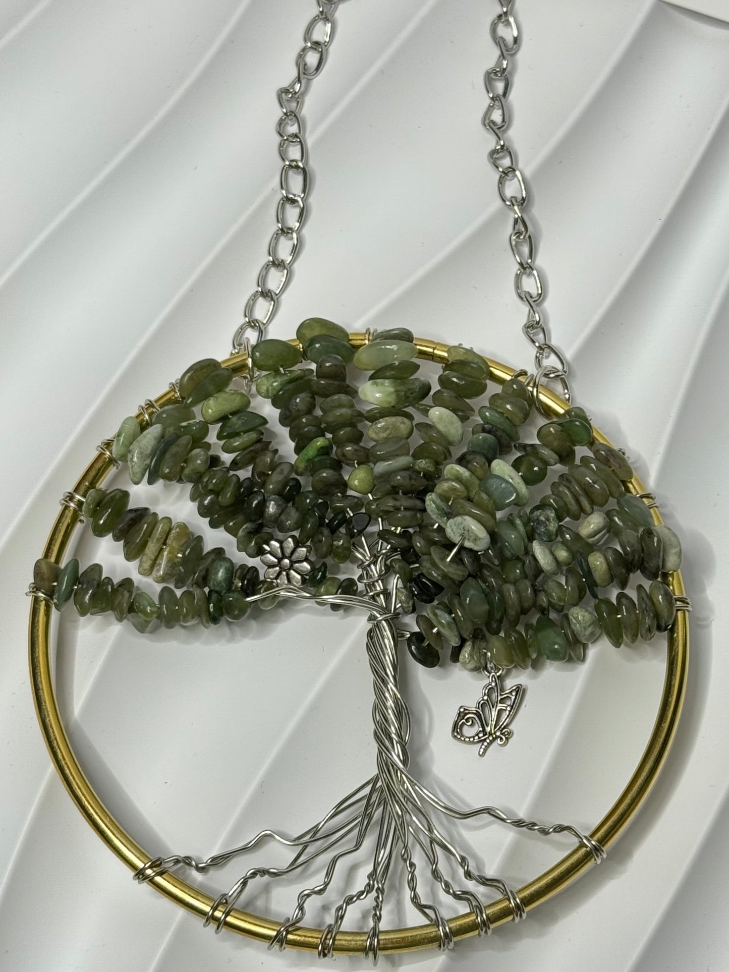 Handmade Tree Of Life Hanger-Canadian Jade