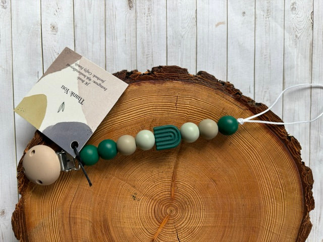 Silicone Bead Soother Clips