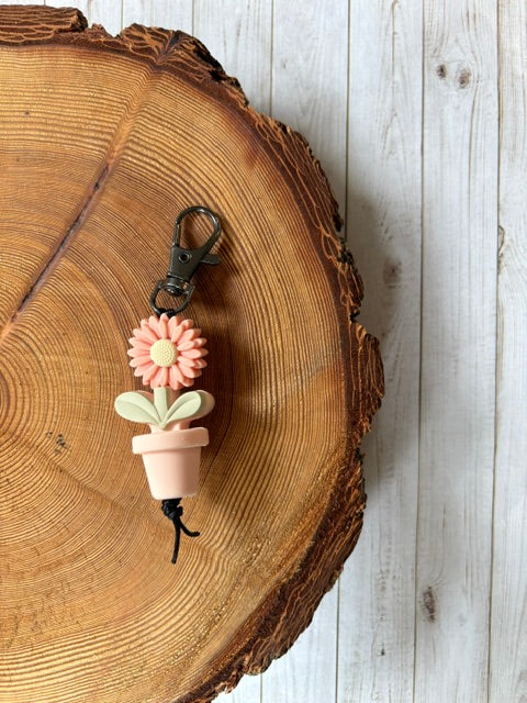 Silicone Bead Keychain