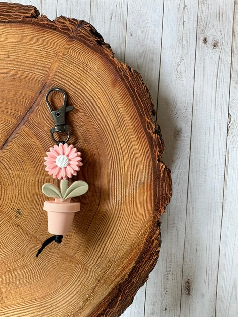 Silicone Bead Keychain